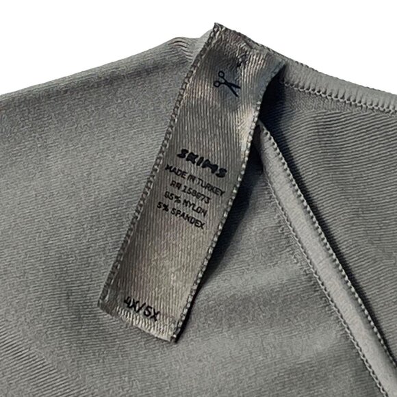 SKIMS Essential Scoop Neck Bodysuit Smoke 4X/5X - Picture 6 of 13